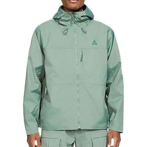 Nike ACG Tuff Nuggets Rain Shell Jacket Green DH3197-365 sz L, new